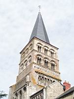 La Charite sur Loire - Eglise Notre-Dame - Clocher (3)